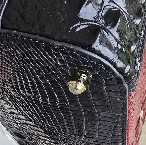 Brahmin Medium Asher In Vintage Red Stanza - Picture 10 of 14